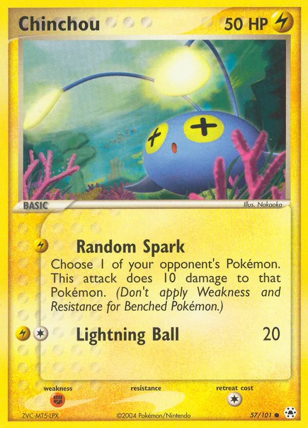 Chinchou · Hidden Legends 57/101