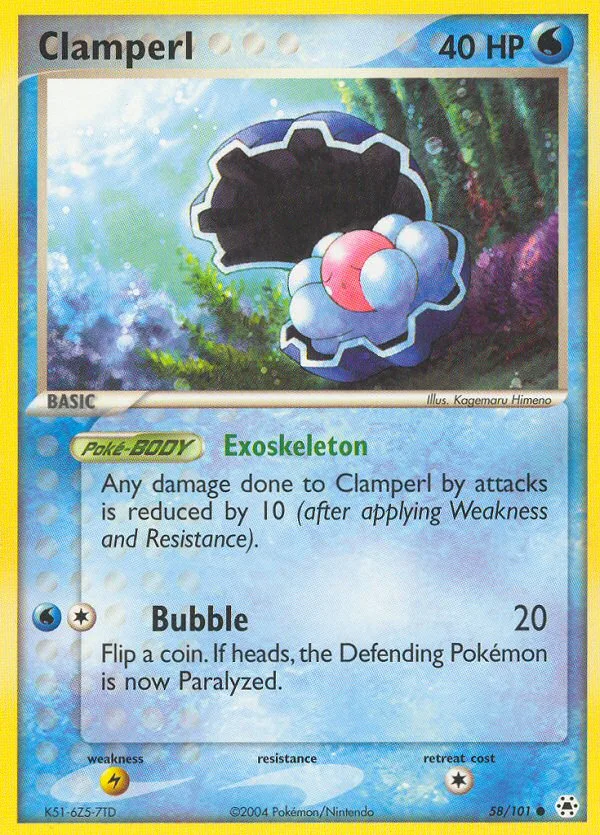Clamperl · Hidden Legends 58/101