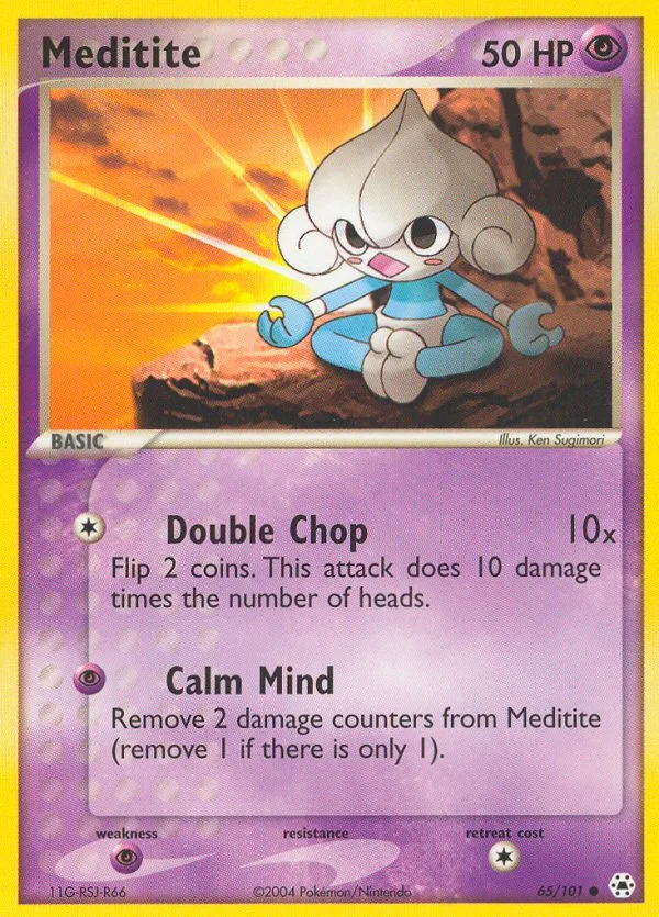Meditite · Hidden Legends 65/101