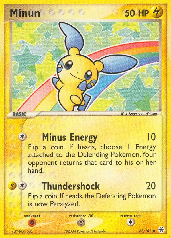 Minun · Hidden Legends 67/101