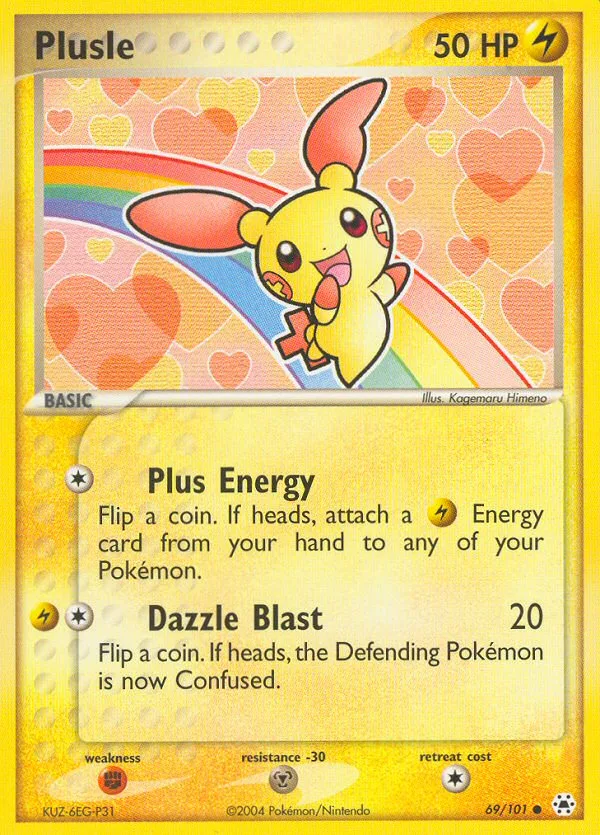 Plusle · Hidden Legends 69/101