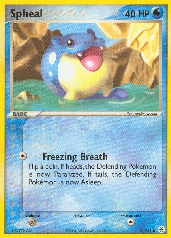 Spheal · Hidden Legends 74/101