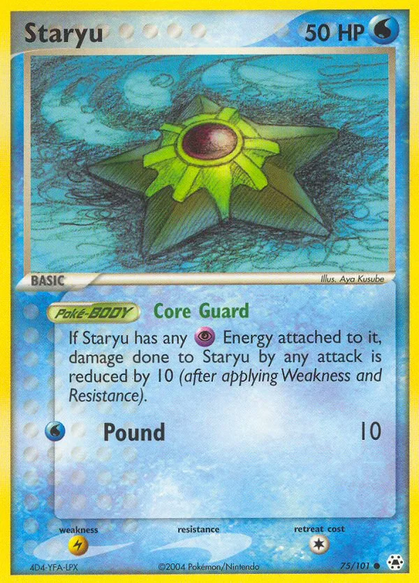 Staryu · Hidden Legends 75/101