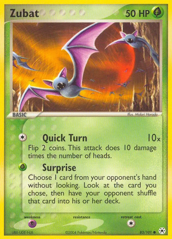 Zubat · Hidden Legends 83/101