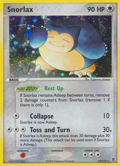 Snorlax · FireRed & LeafGreen 15/112