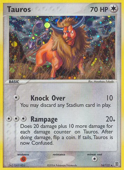 Tauros · FireRed & LeafGreen 16/112