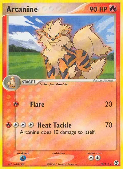 Arcanine · FireRed & LeafGreen 18/112