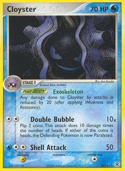 Cloyster · FireRed & LeafGreen 20/112