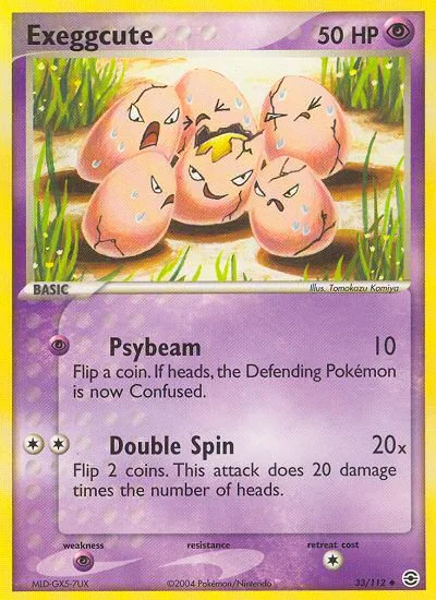 Exeggcute · FireRed & LeafGreen 33/112