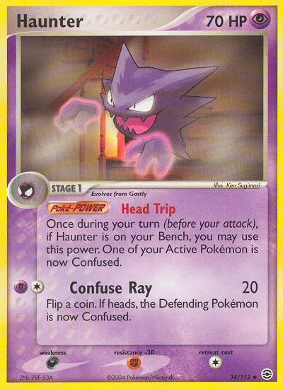 Haunter · FireRed & LeafGreen 34/112
