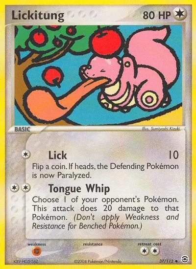 Lickitung · FireRed & LeafGreen 37/112