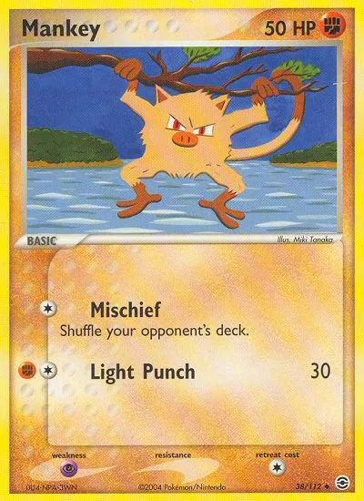 Mankey · FireRed & LeafGreen 38/112