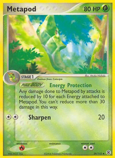 Metapod · FireRed & LeafGreen 39/112