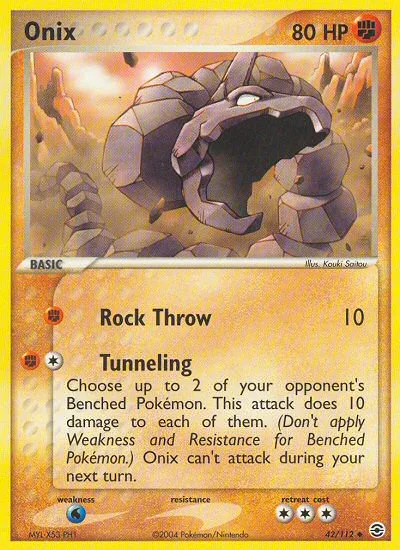 Onix · FireRed & LeafGreen 42/112