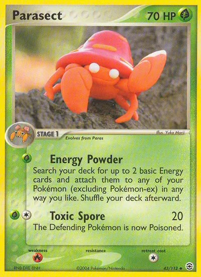 Parasect · FireRed & LeafGreen 43/112