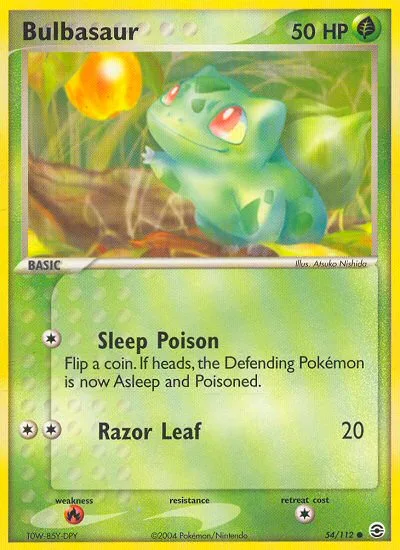 Bulbasaur · FireRed & LeafGreen 54/112