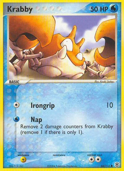 Krabby · FireRed & LeafGreen 66/112