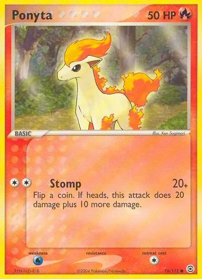 Ponyta · FireRed & LeafGreen 76/112