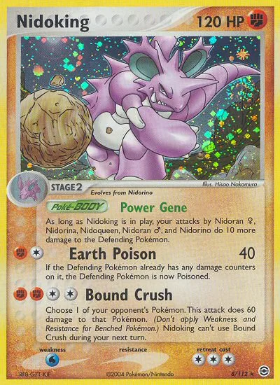 Nidoking · FireRed & LeafGreen 8/112