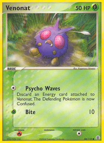 Venonat · FireRed & LeafGreen 84/112