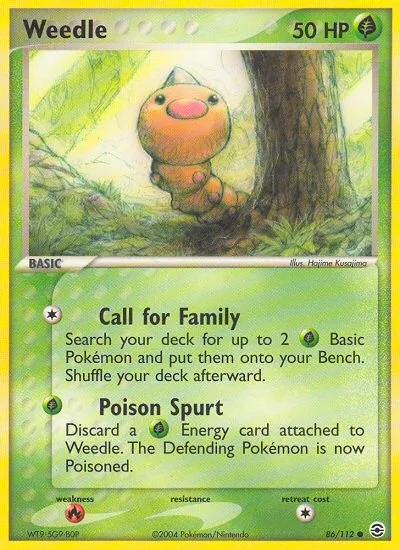 Weedle · FireRed & LeafGreen 86/112