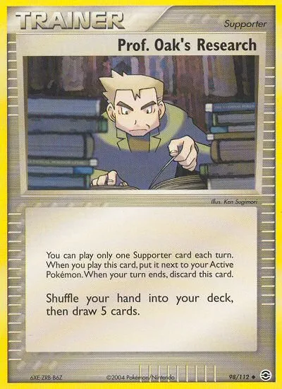 Prof. Oak's Research · FireRed & LeafGreen 98/112