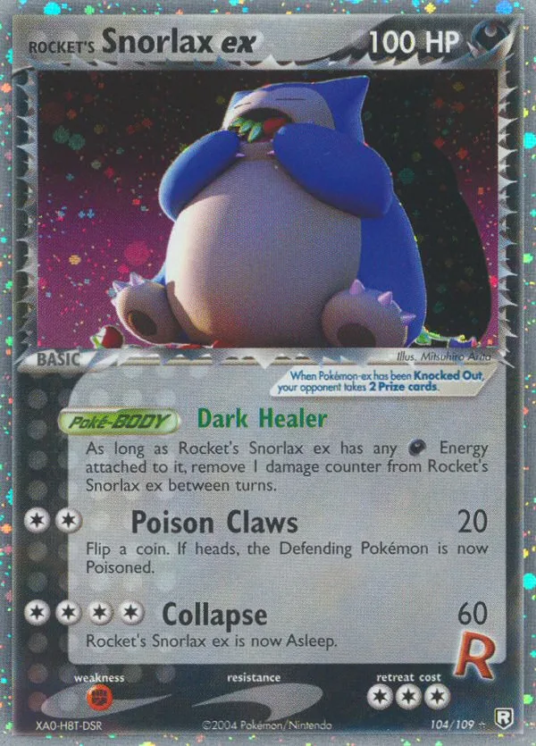 Rocket's Snorlax ex · Team Rocket Returns 104/109