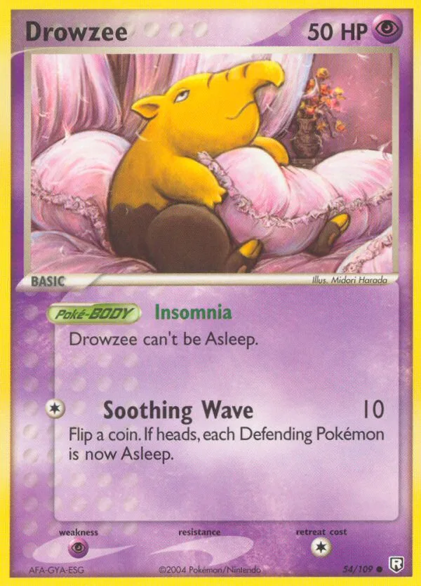 Drowzee · Team Rocket Returns 54/109