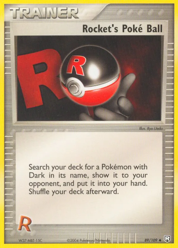 Rocket's Poké Ball · Team Rocket Returns 89/109