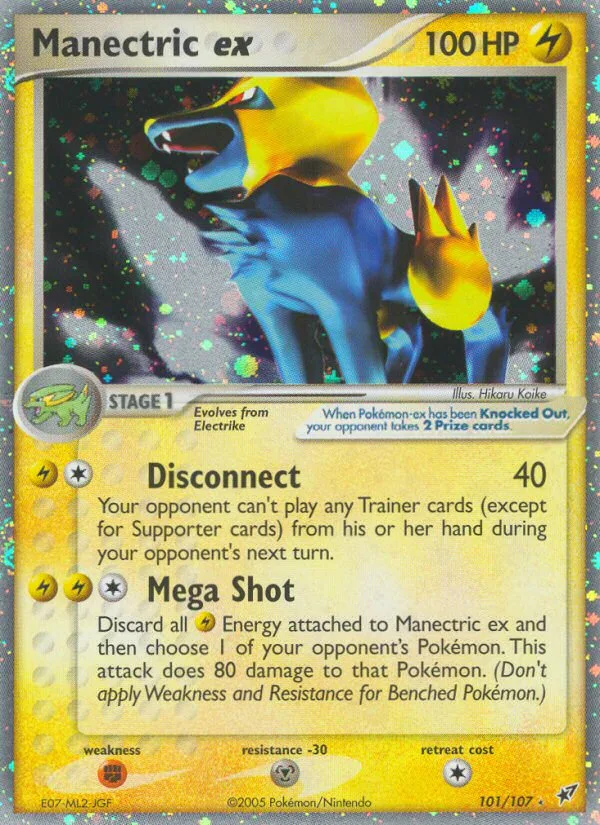 Manectric ex · Deoxys 101/107