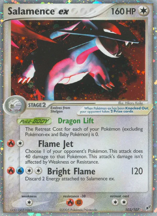 Salamence ex · Deoxys 103/107