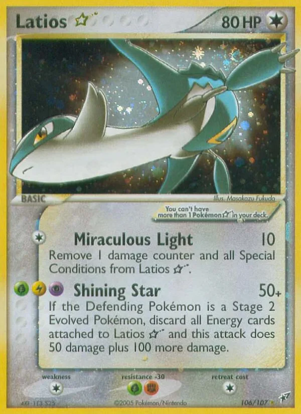 Latios ☆ · Deoxys 106/107