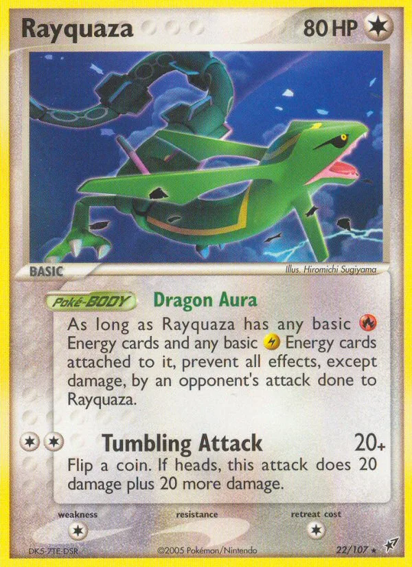 Rayquaza · Deoxys 22/107