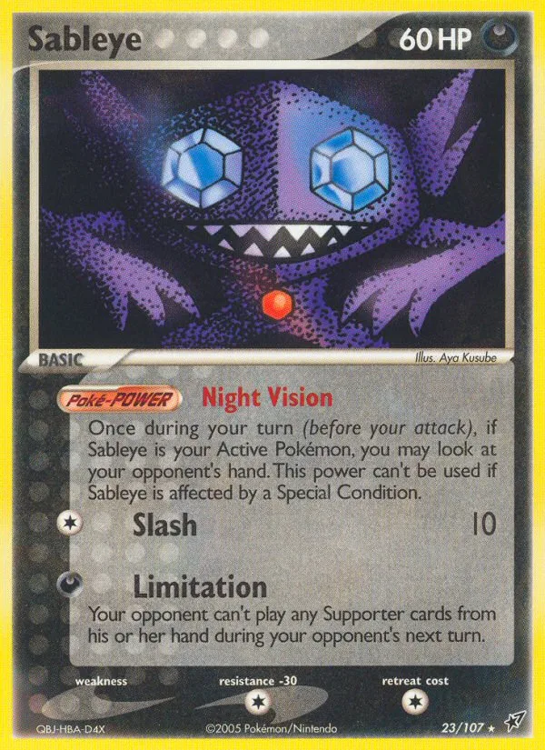 Sableye · Deoxys 23/107