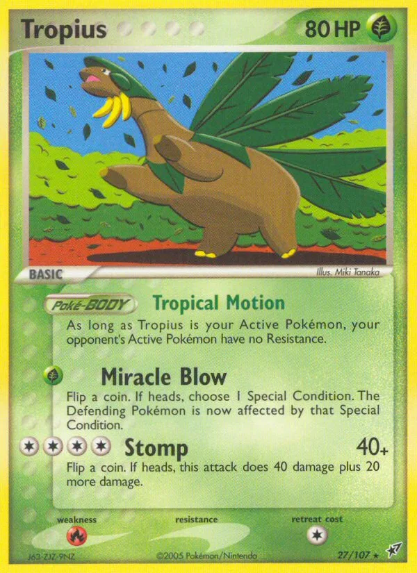 Tropius · Deoxys 27/107