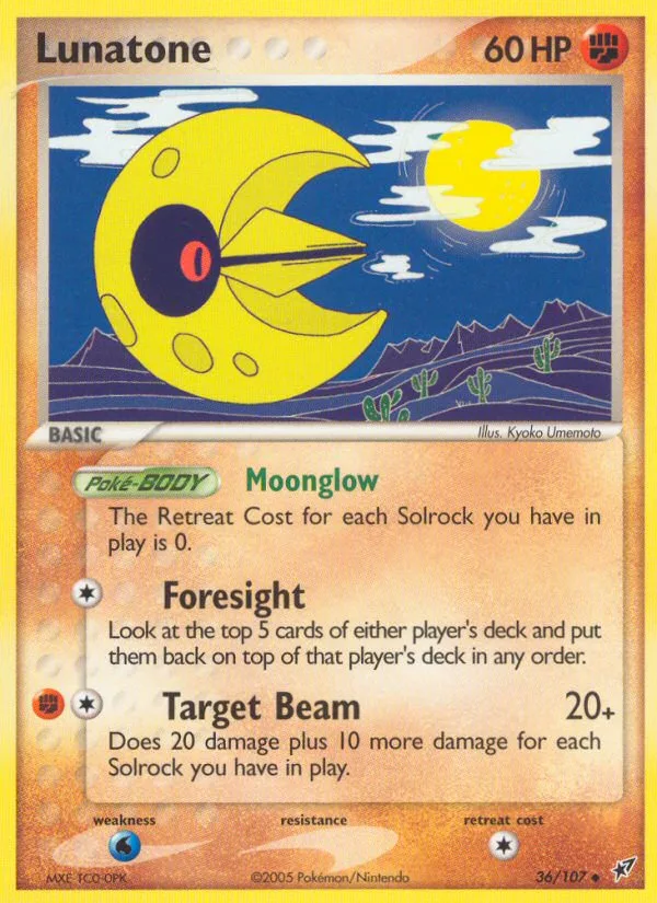 Lunatone · Deoxys 36/107