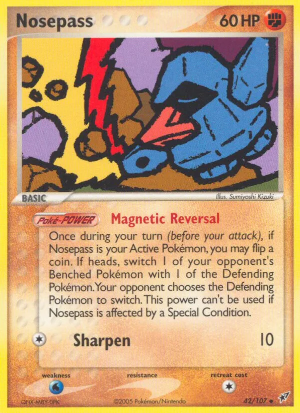 Nosepass · Deoxys 42/107