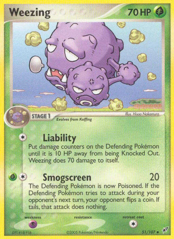 Weezing · Deoxys 51/107