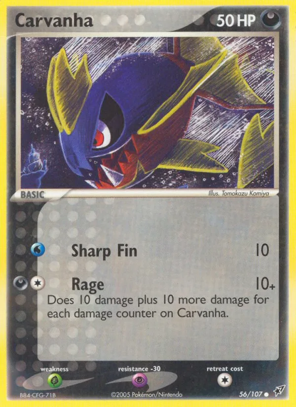 Carvanha · Deoxys 56/107