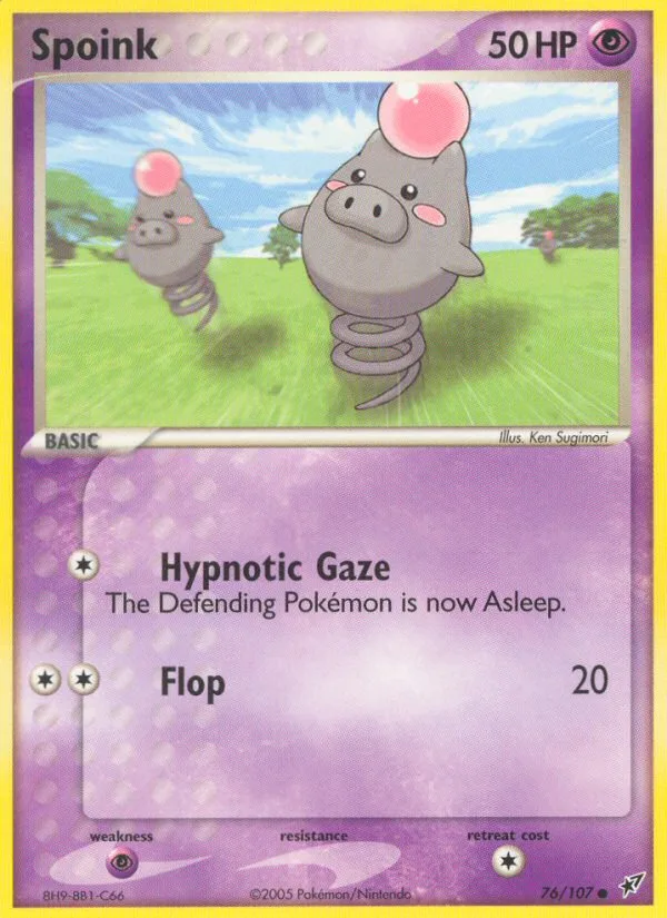 Spoink · Deoxys 76/107