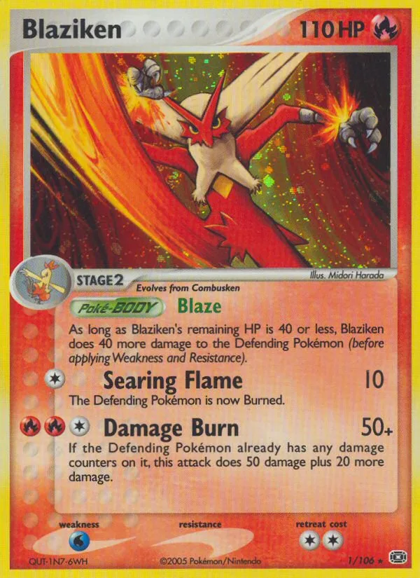 Blaziken · Emerald 1/106