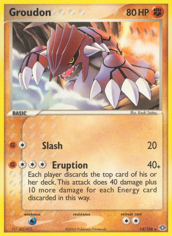 Groudon · Emerald 14/106