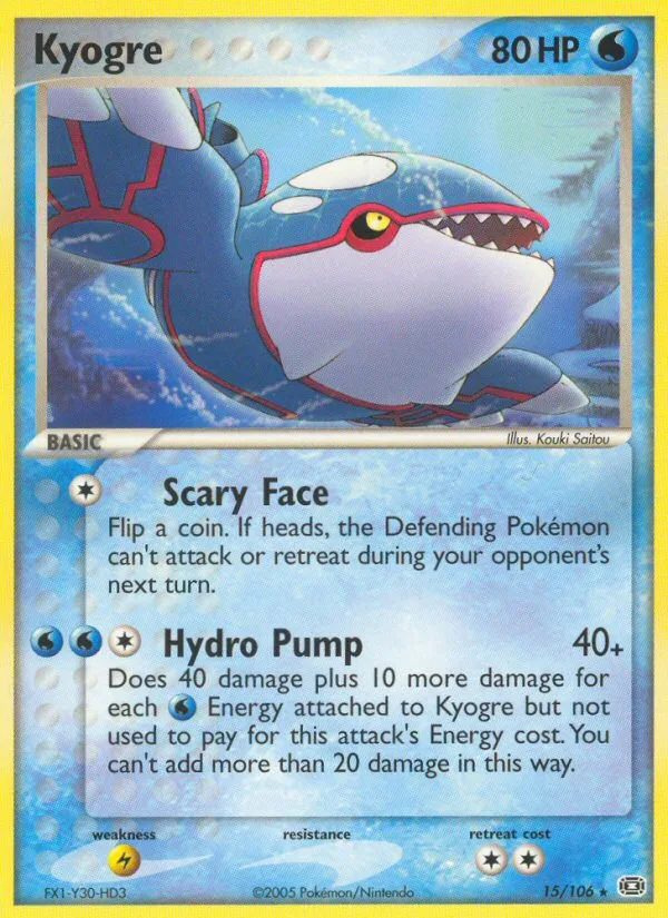 Kyogre · Emerald 15/106