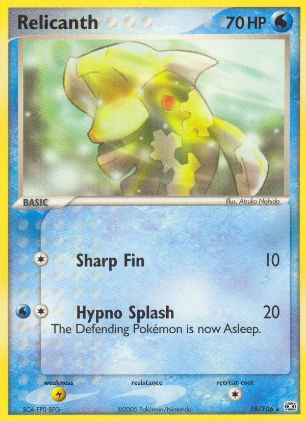 Relicanth · Emerald 18/106