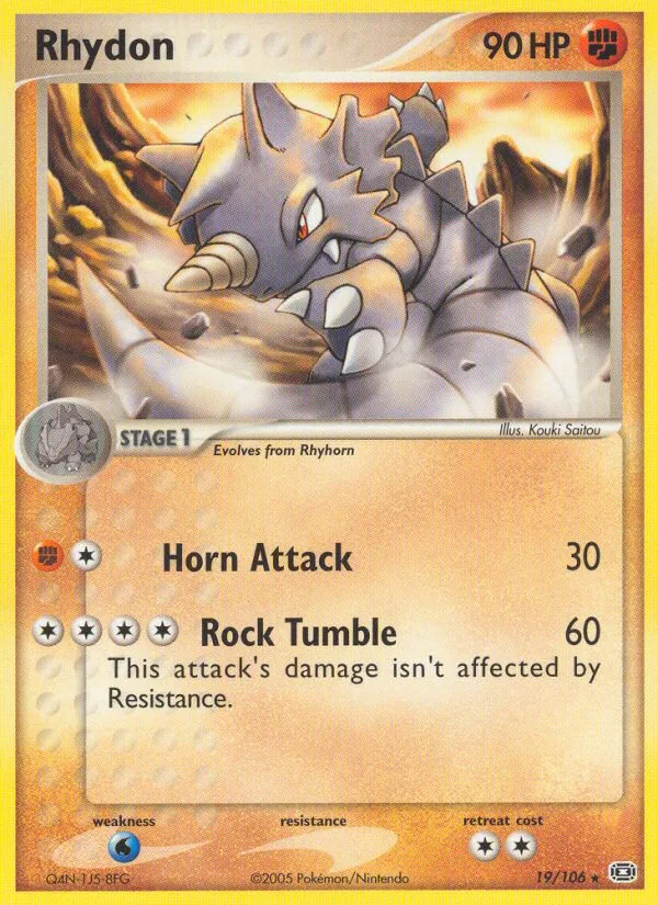 Rhydon · Emerald 19/106