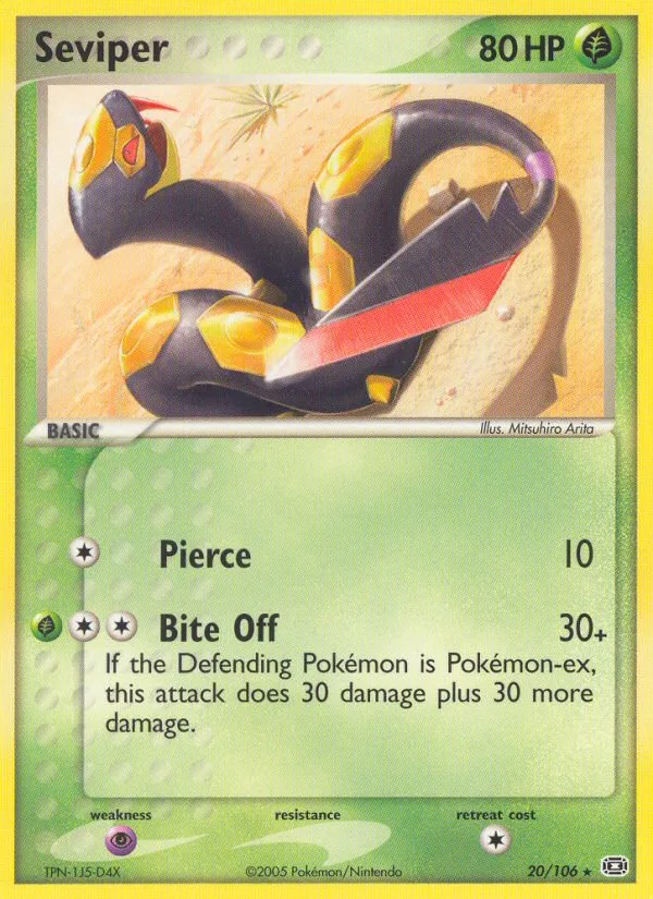 Seviper · Emerald 20/106