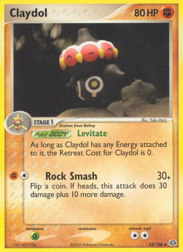 Claydol · Emerald 24/106