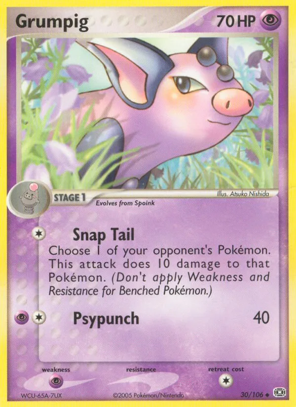 Grumpig · Emerald 30/106