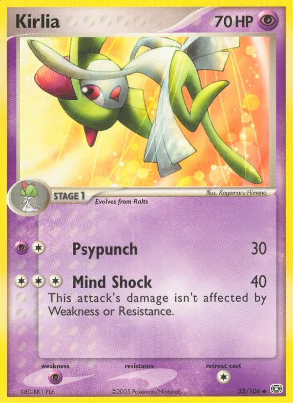 Kirlia · Emerald 33/106