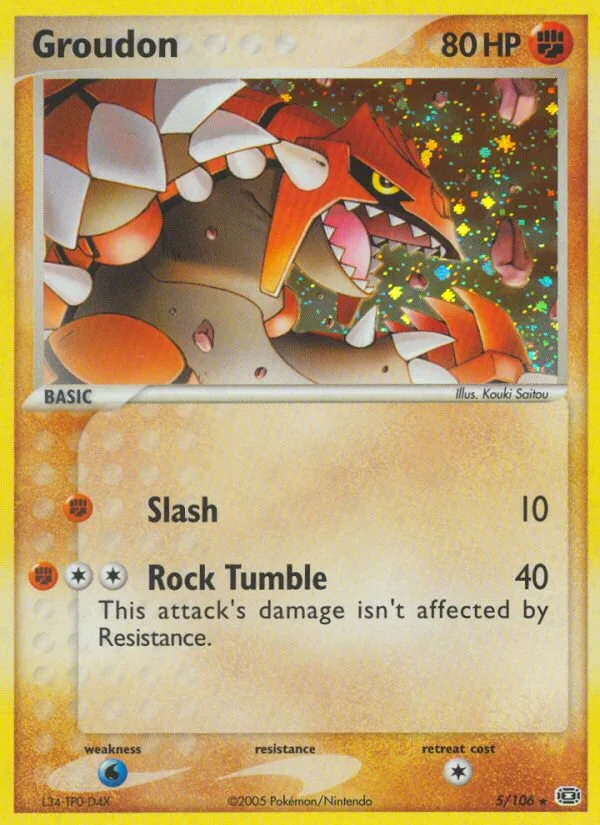 Groudon · Emerald 5/106